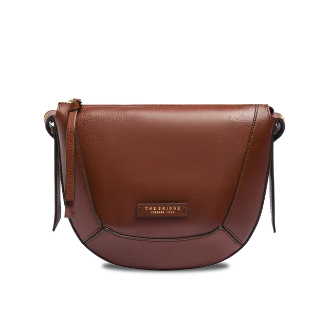 the-bridge-fedora-borsa-a-tracolla-piccola-in-pelle-granata image 1