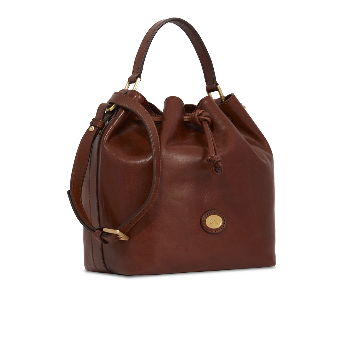 the-bridge-borsa-secchiello-in-pelle-con-tracolla-donna image 2