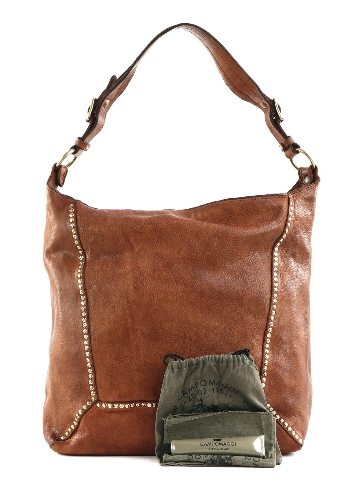 campomaggi-borsa-a-tracolla-pelle-cognac-con-rivetti-34-cm image 2