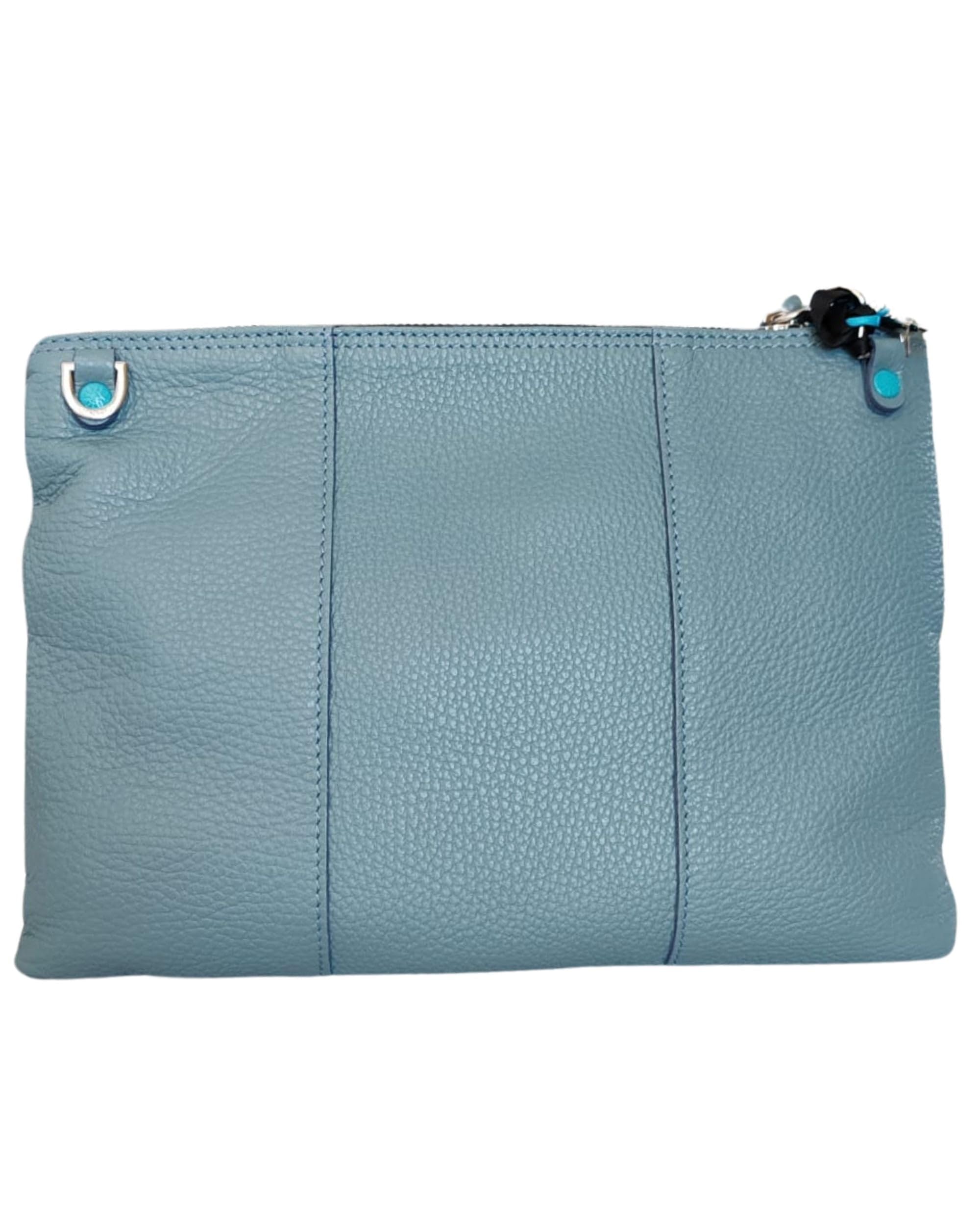 gabs-beyonce-s-pochette-a-tracolla-in-pelle-mineral-blue-black image 2
