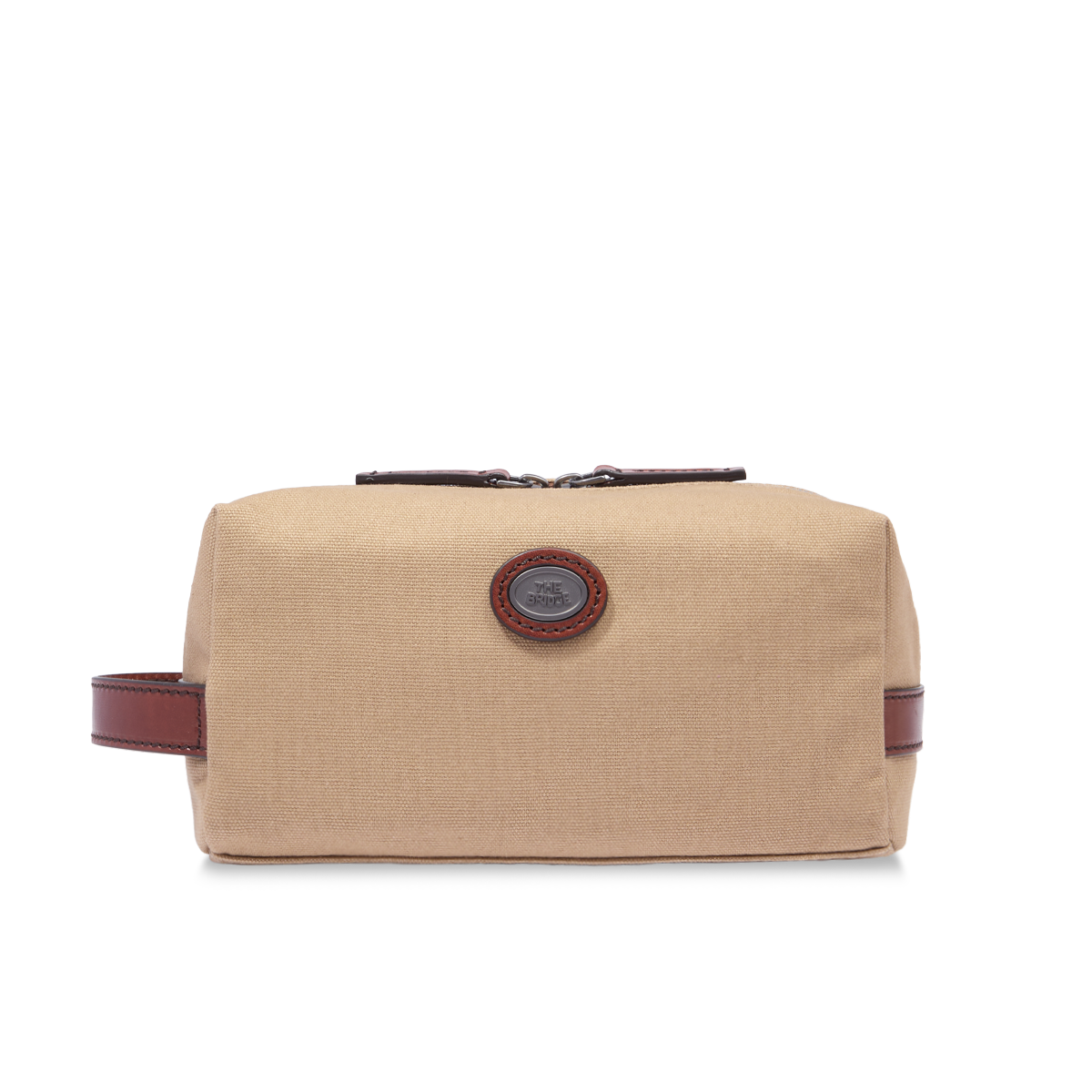 the-bridge-story-viaggio-softi-beauty-case-in-pelle-e-tessuto-naturale-marrone image 1