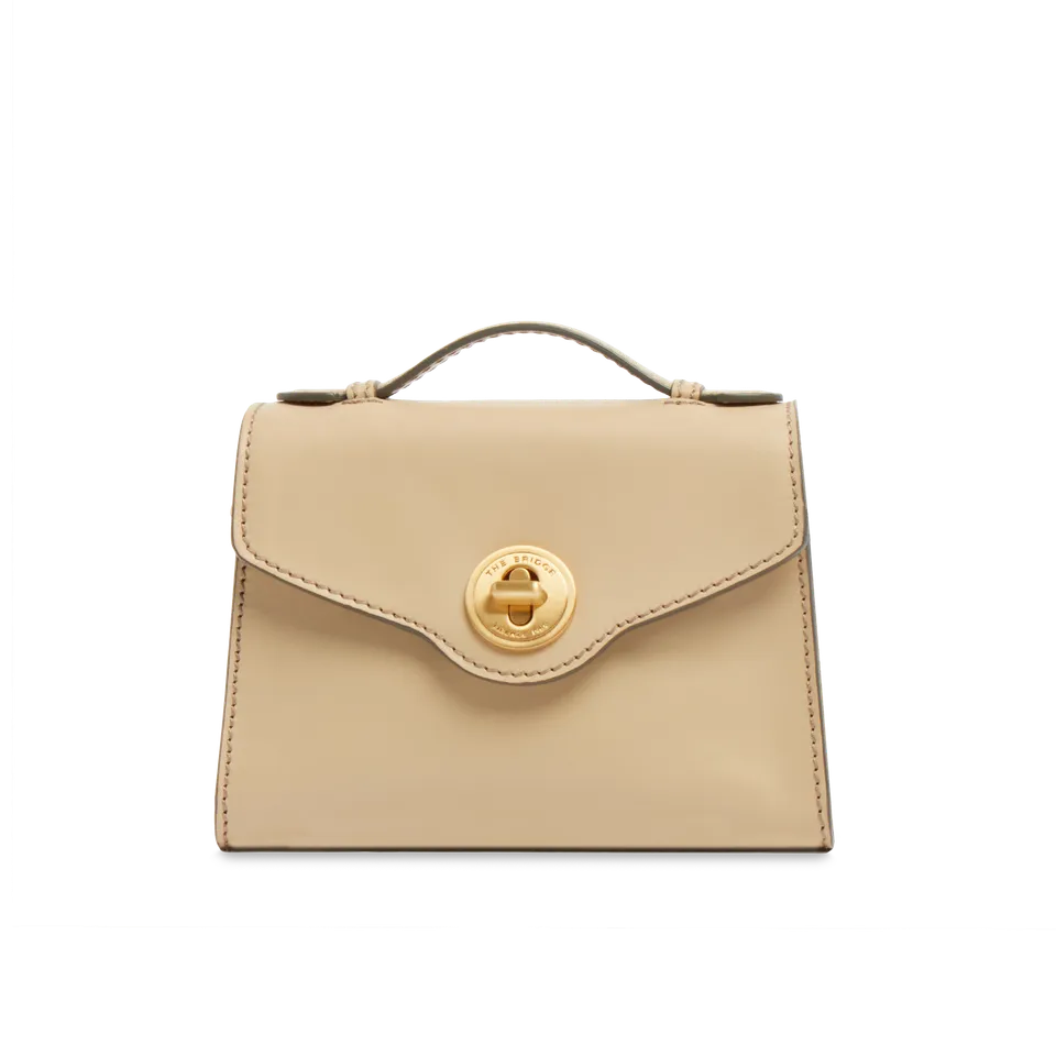 the-bridge-irene-borsa-in-pelle-donna-compatta-butter-oro-con-tracolla-removibil image 1