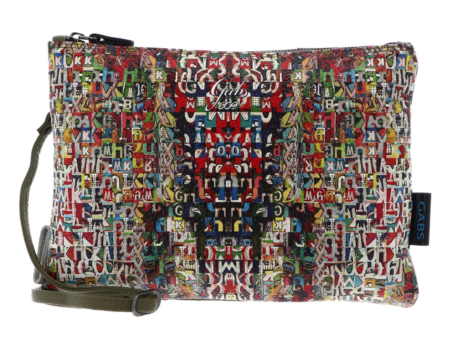 gabs-beyonce-trip-pelle-stampa-scritte-multicolore-taglia-m image 1