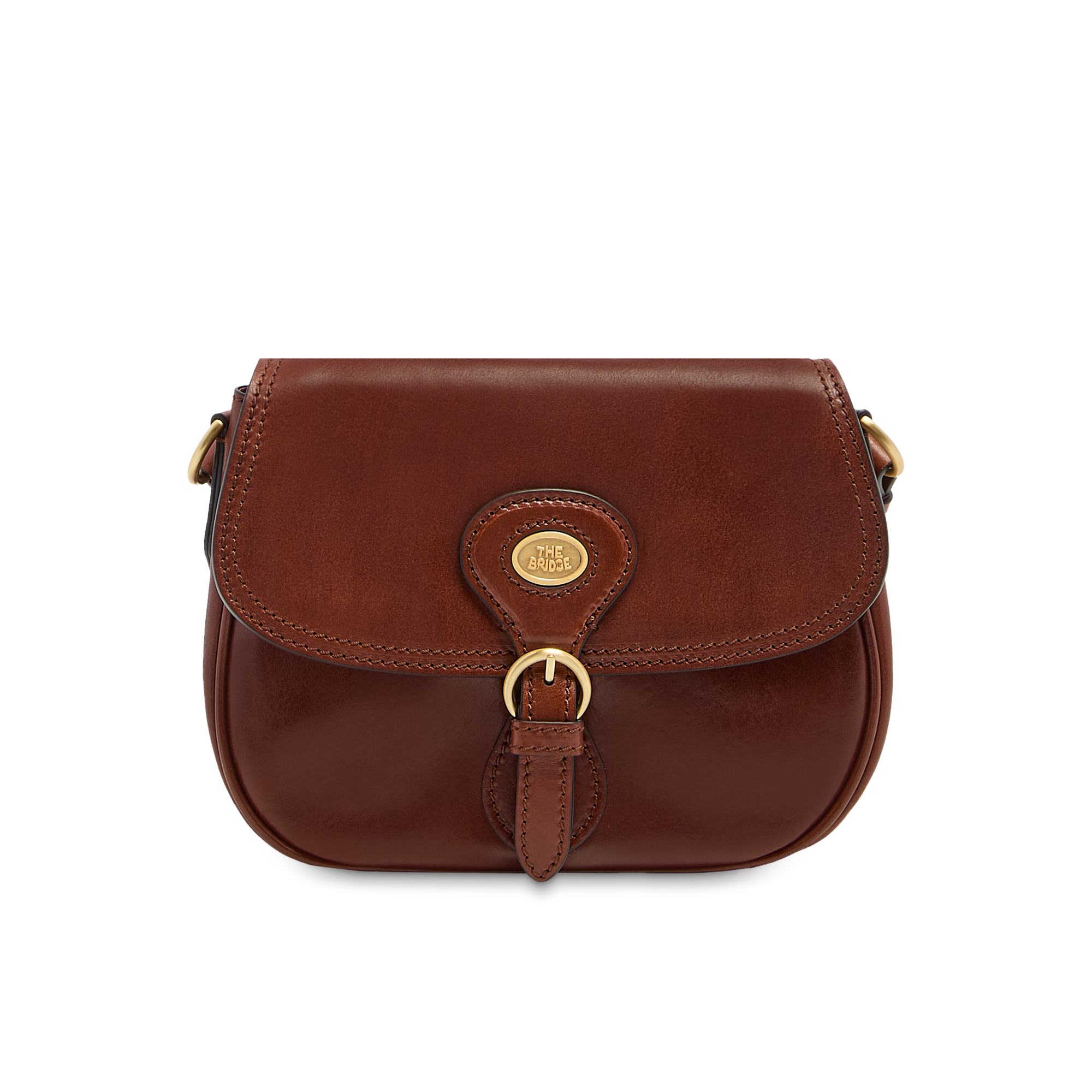 the-bridge-isadora-borsa-tracolla-in-pelle-donna-marrone-oro image 1