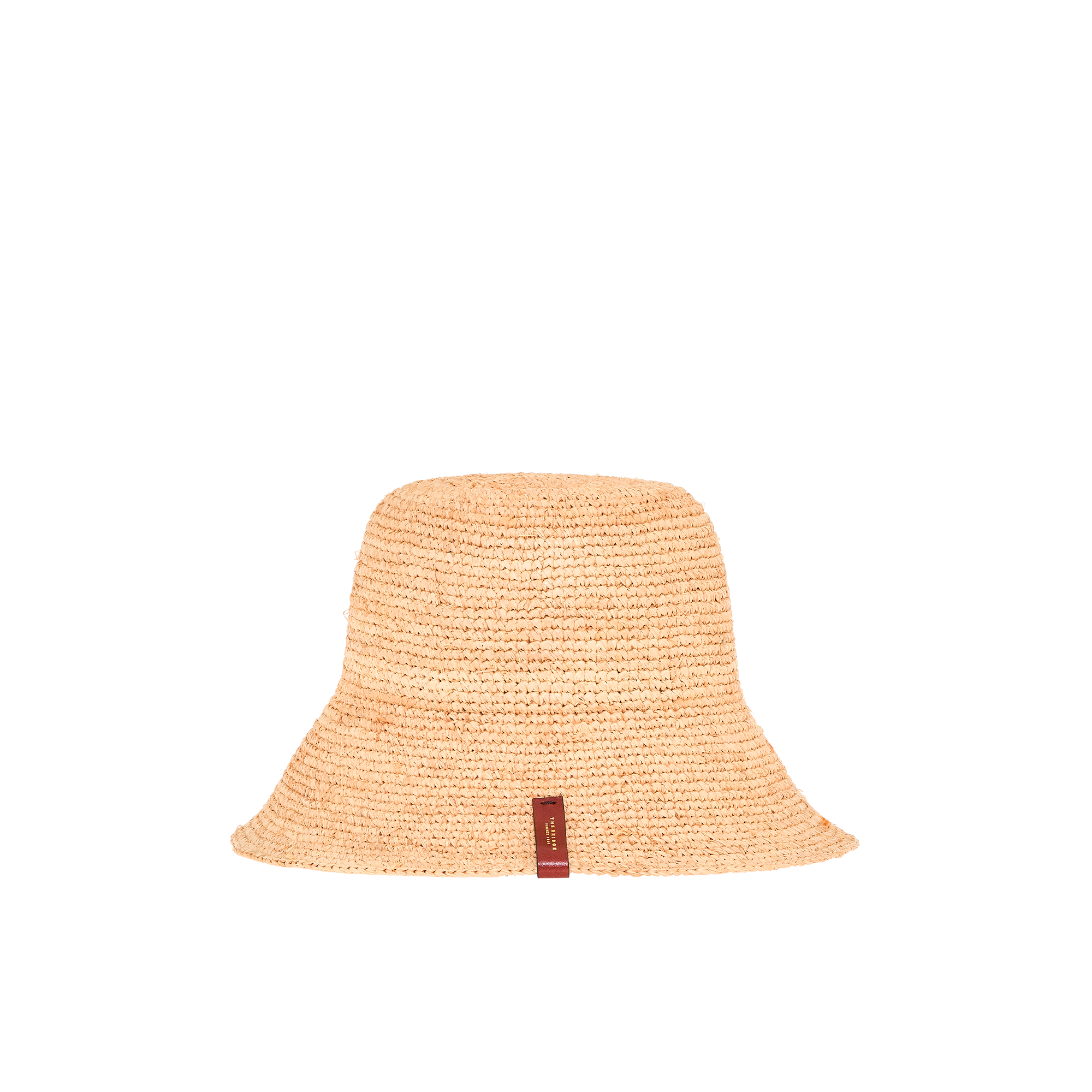 the-bridge-cappello-donna-in-paglia-naturale-con-dettaglio-pelle-oro image 1