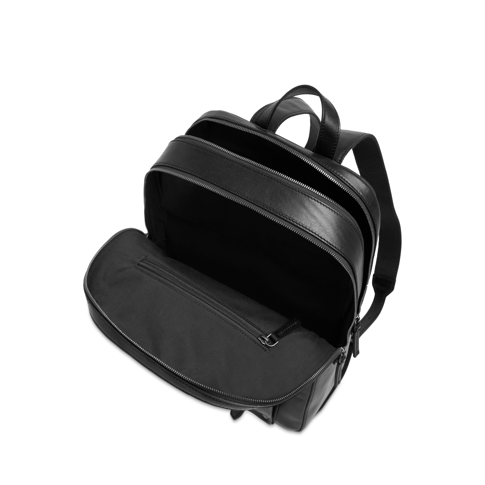the-bridge-galileo-zaino-uomo-in-pelle-porta-pc-due-zip-nero-rutenio image 4