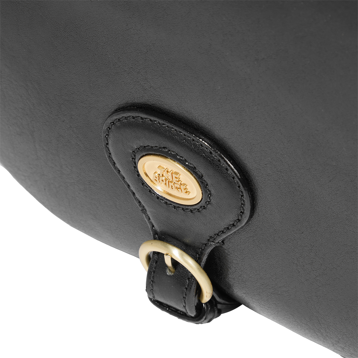 the-bridge-isadora-borsa-tracolla-donna-in-pelle-con-zip-nero-oro image 5