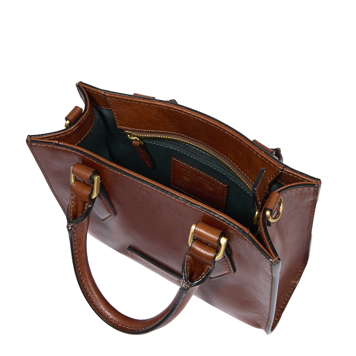 the-bridge-ida-borsa-a-mano-pelle-marrone-con-tracolla-removibile image 4