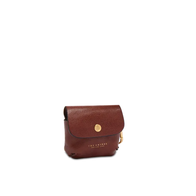 the-bridge-custodia-airpods-in-pelle-bovina-marrone-oro image 1