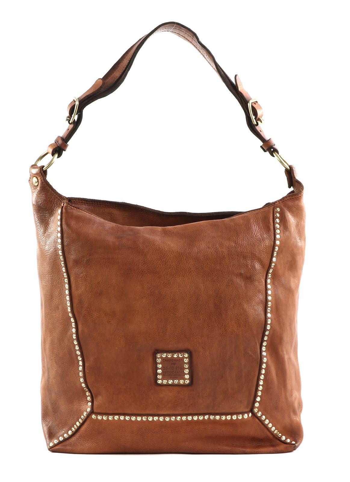 campomaggi-borsa-a-tracolla-pelle-cognac-con-rivetti-34-cm image 4