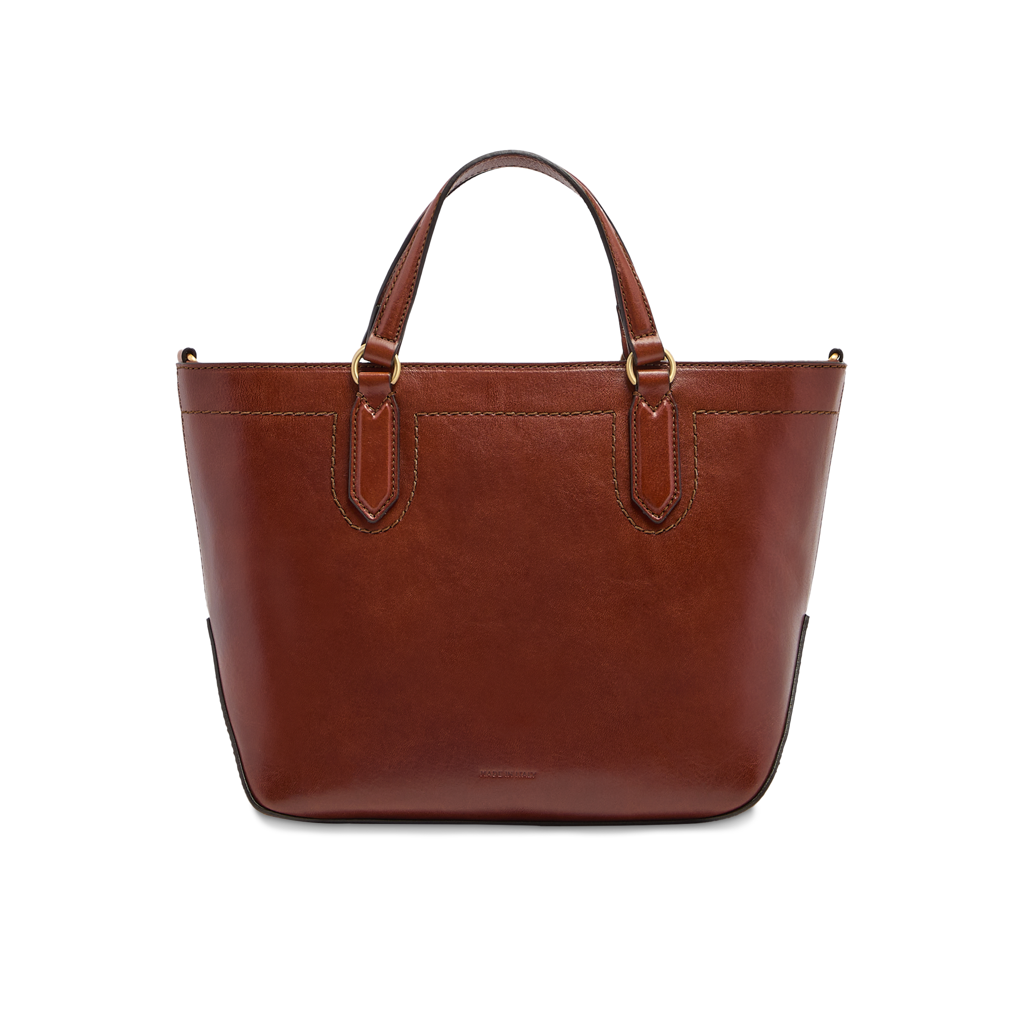 the-bridge-larissa-borsa-a-mano-in-pelle-con-tracolla-removibile-marrone-oro image 3