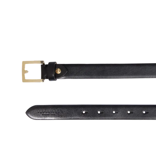 the-bridge-berenice-cintura-in-pelle-donna-nero-oro image 1
