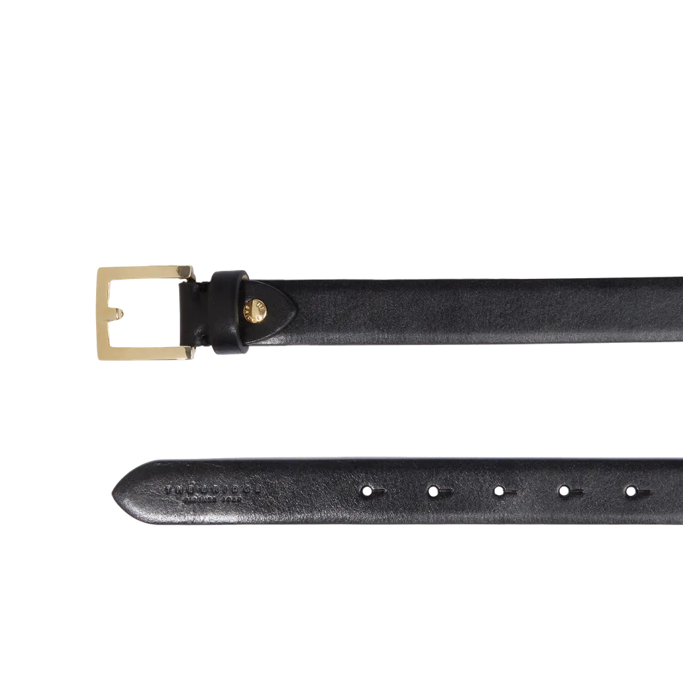 the-bridge-berenice-cintura-in-pelle-donna-nero-oro image 1