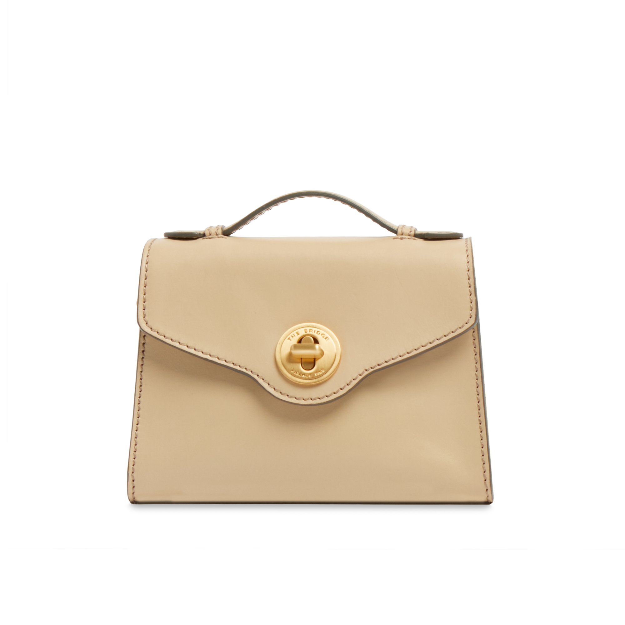 the-bridge-irene-borsa-in-pelle-donna-compatta-butter-oro-con-tracolla-removibil image 1