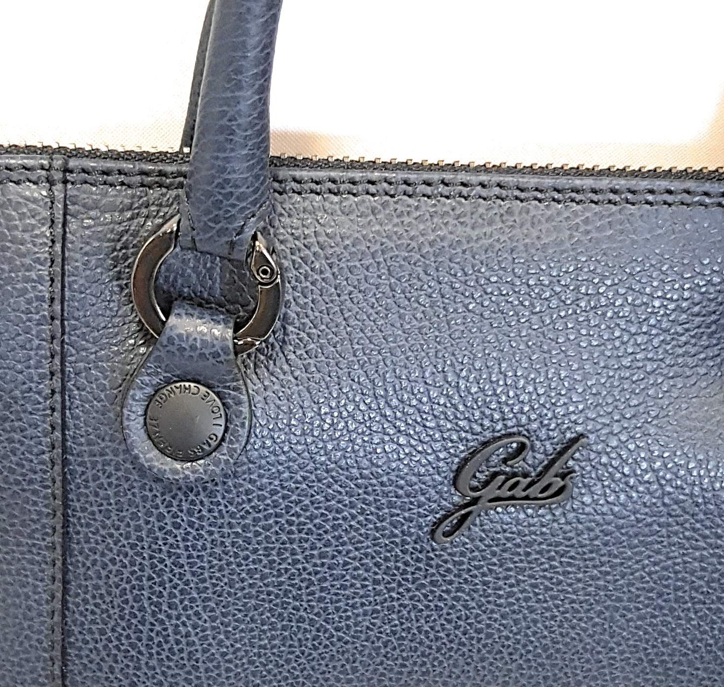 gabs-g3-plus-m-shopping-trasformabile-pelle-nera-blu-notte image 4