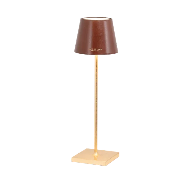the-bridge-lampada-cordless-poldina-ricaricabile-oro image 1