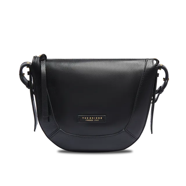 the-bridge-fedora-borsa-a-tracolla-donna-piccola-in-pelle-nera image 1
