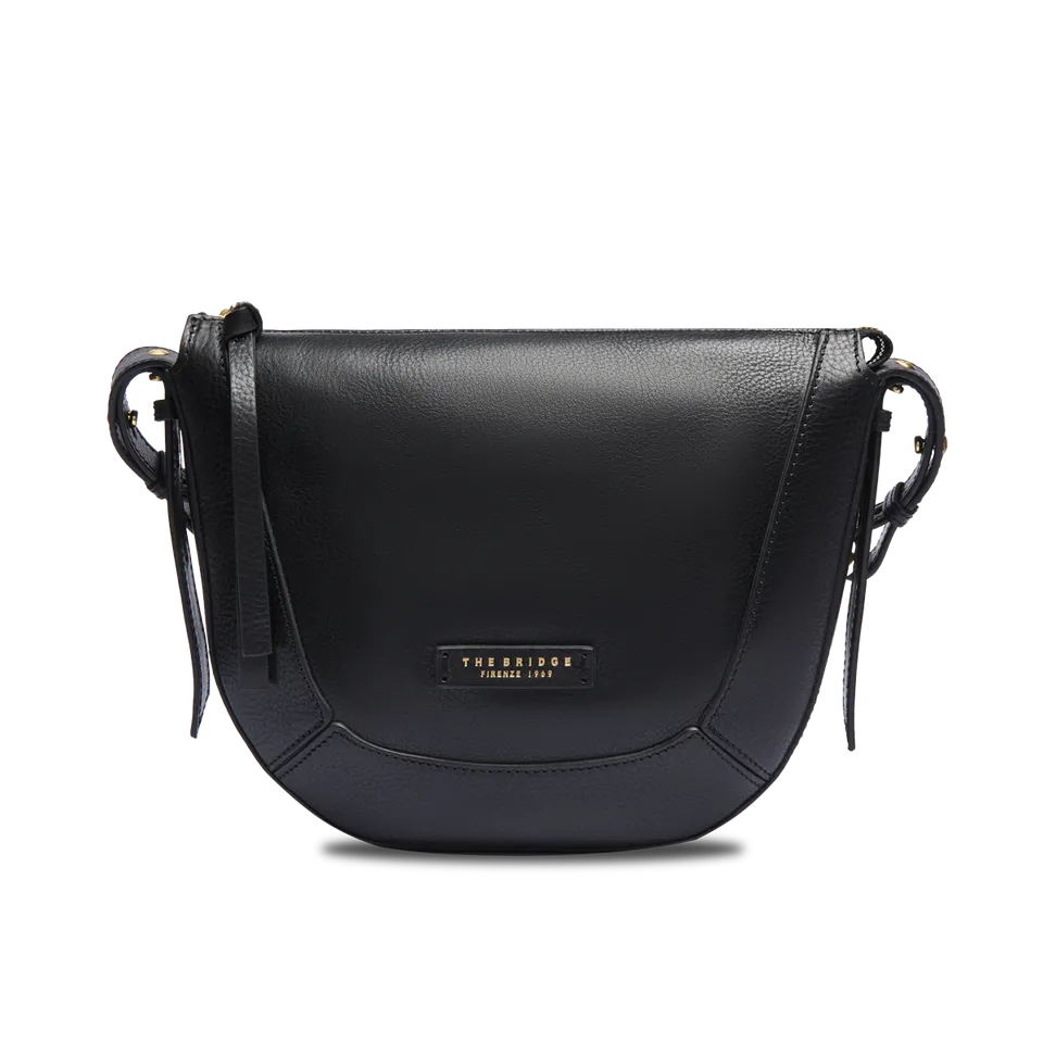 the-bridge-fedora-borsa-a-tracolla-donna-piccola-in-pelle-nera image 1