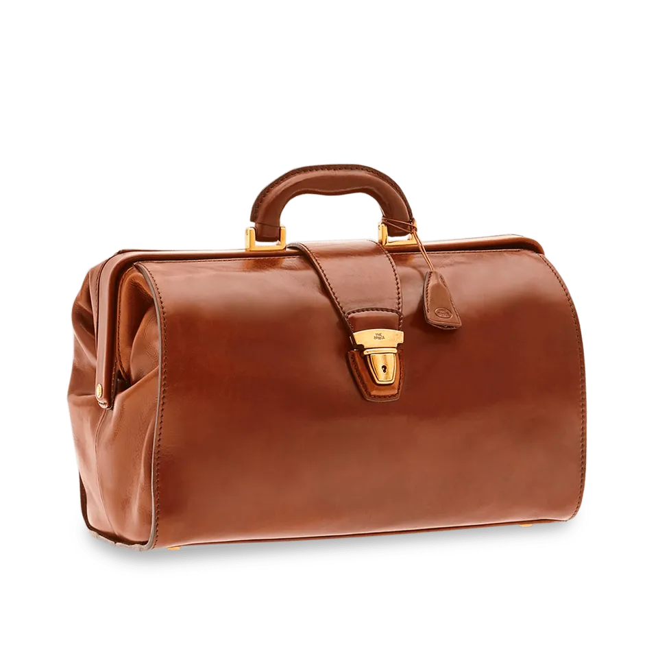 the-bridge-borsa-da-medico-in-pelle-marrone-oro-2 image 1