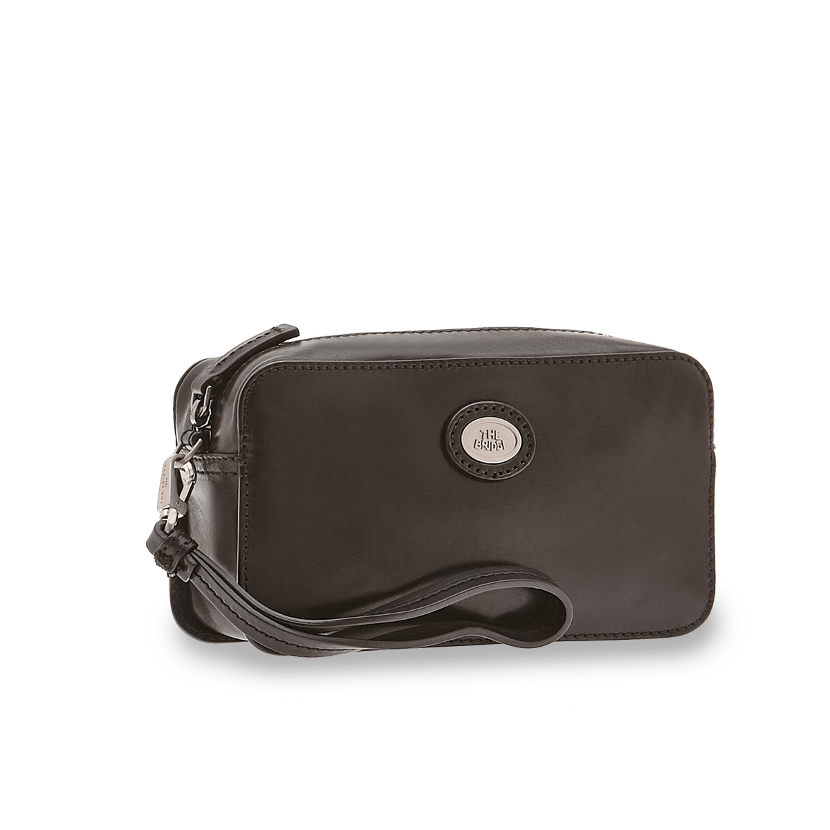 the-bridge-pochette-uomo-da-polso-in-pelle-nero-palladio image 1