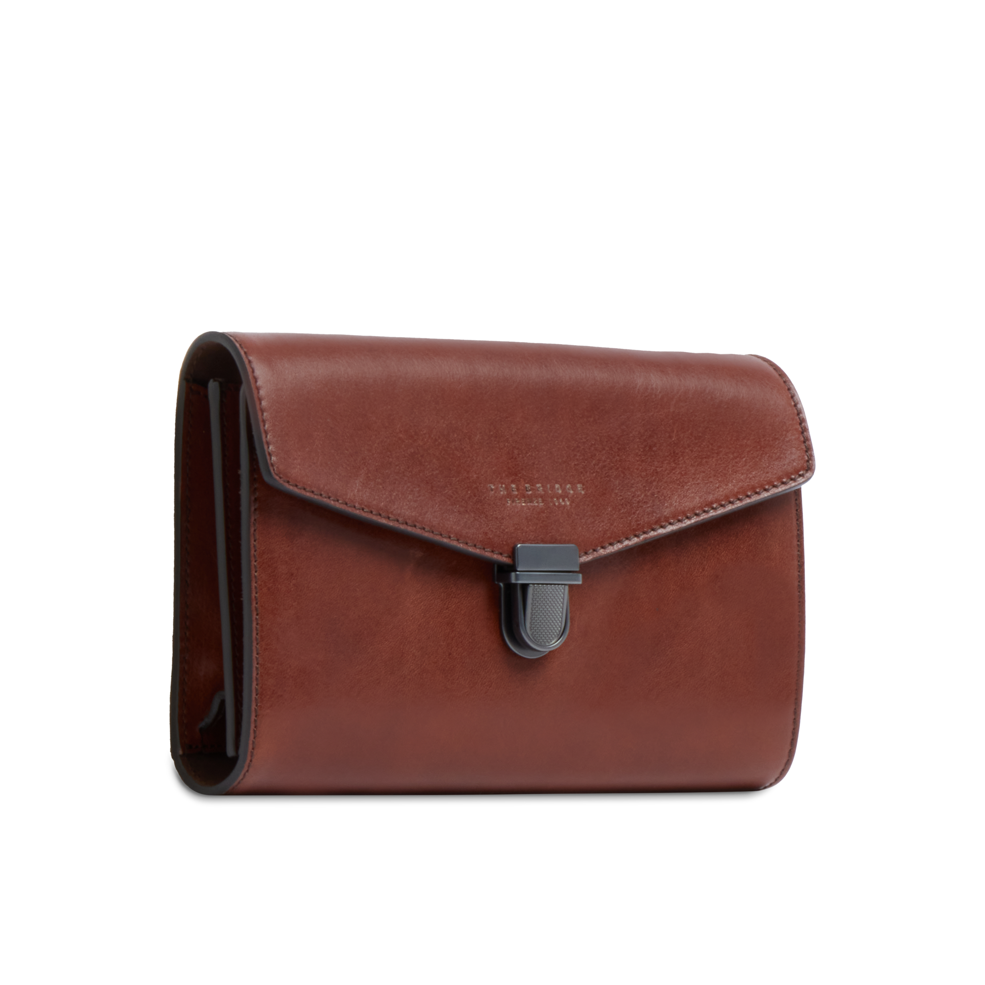 the-bridge-pochette-in-pelle-uomo-marrone-da-polso image 2