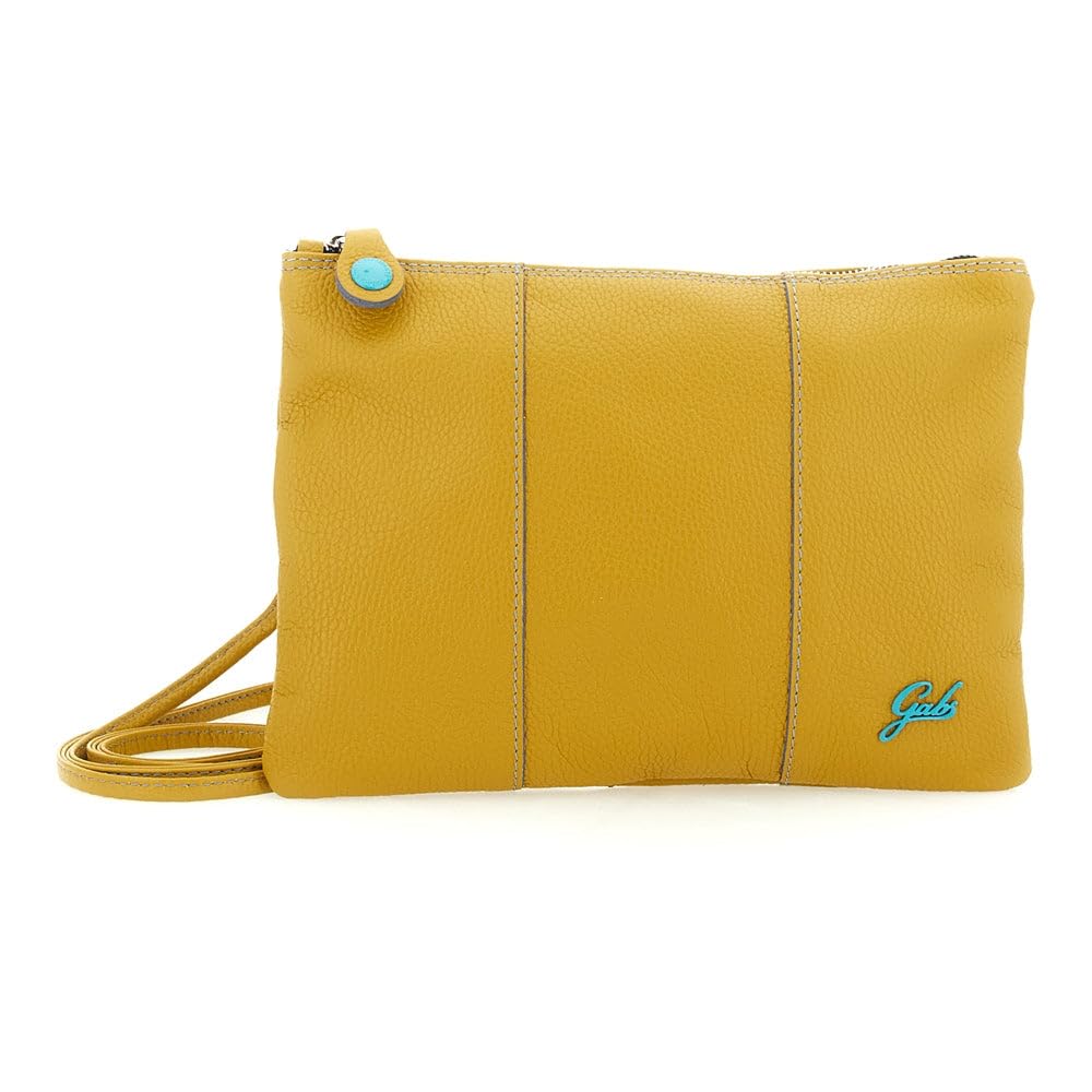 gabs-beyonce-s-pochette-tracolla-donna-in-pelle-bull-basic-miele image 1