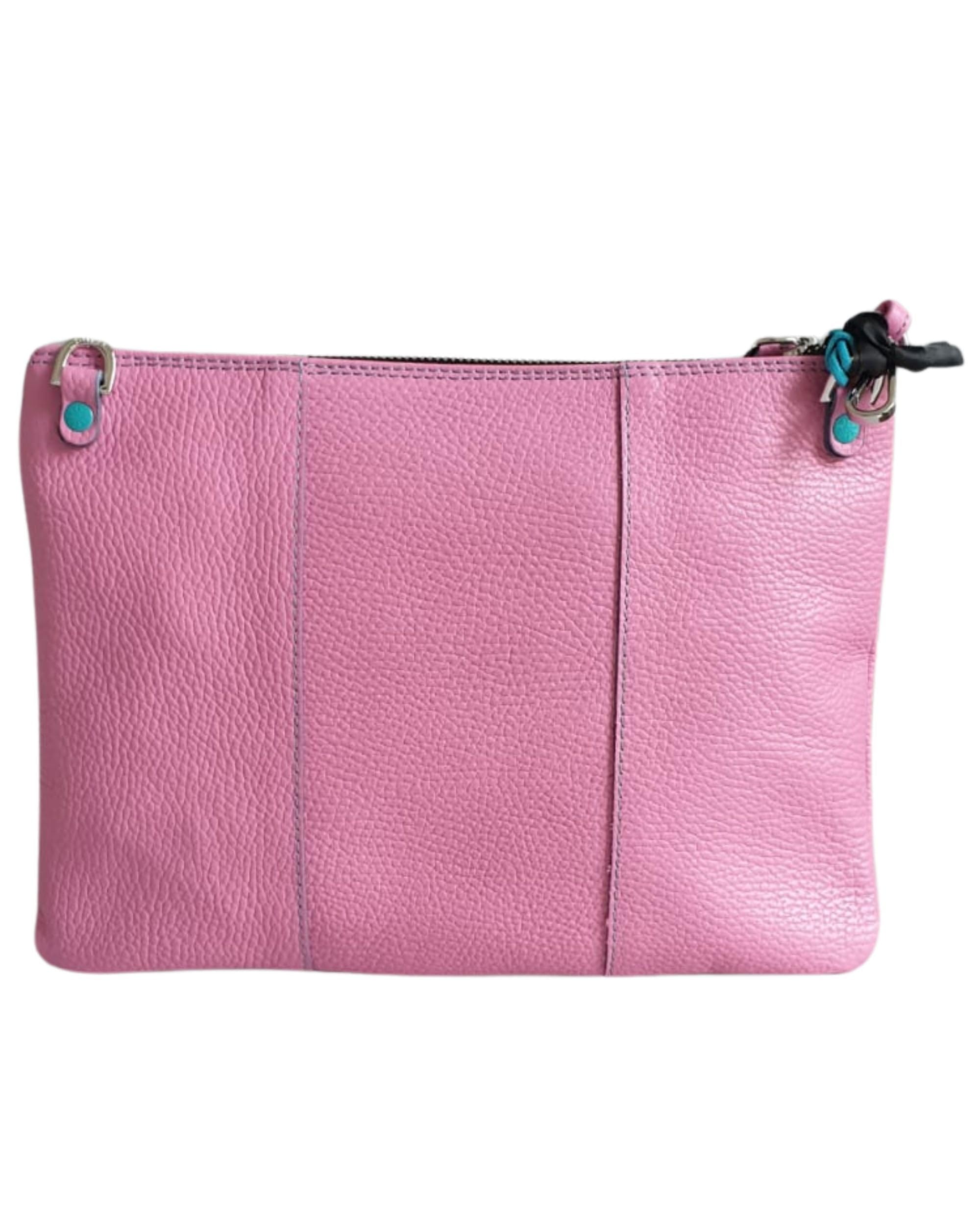 gabs-beyonc-logo-basic-taglia-m-pochette-in-pelle-rosa-flamingo image 6