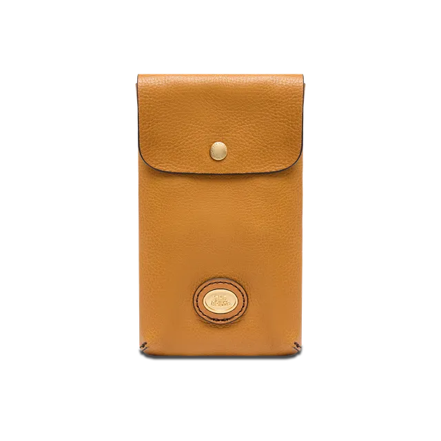 the-bridge-custodia-telefono-in-pelle-bovina-grana-curry-oro image 1