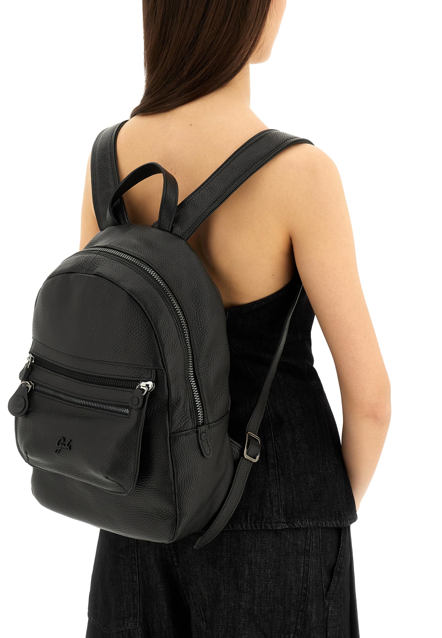 gabs-benedetta-taglia-l-zaino-nero-made-in-italy image 4