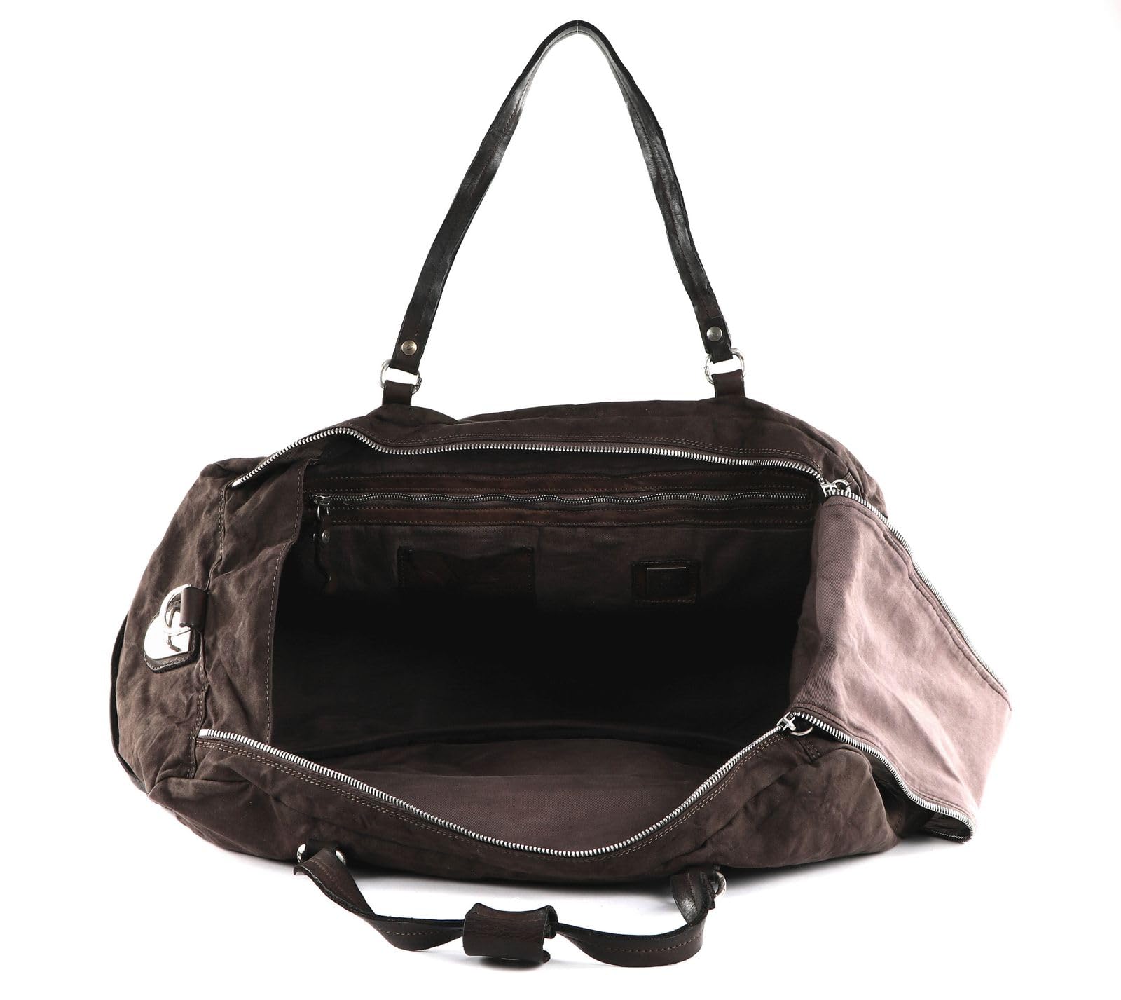 campomaggi-saturno-weekend-bag-canvas-e-pelle-militare-moro-siena image 6