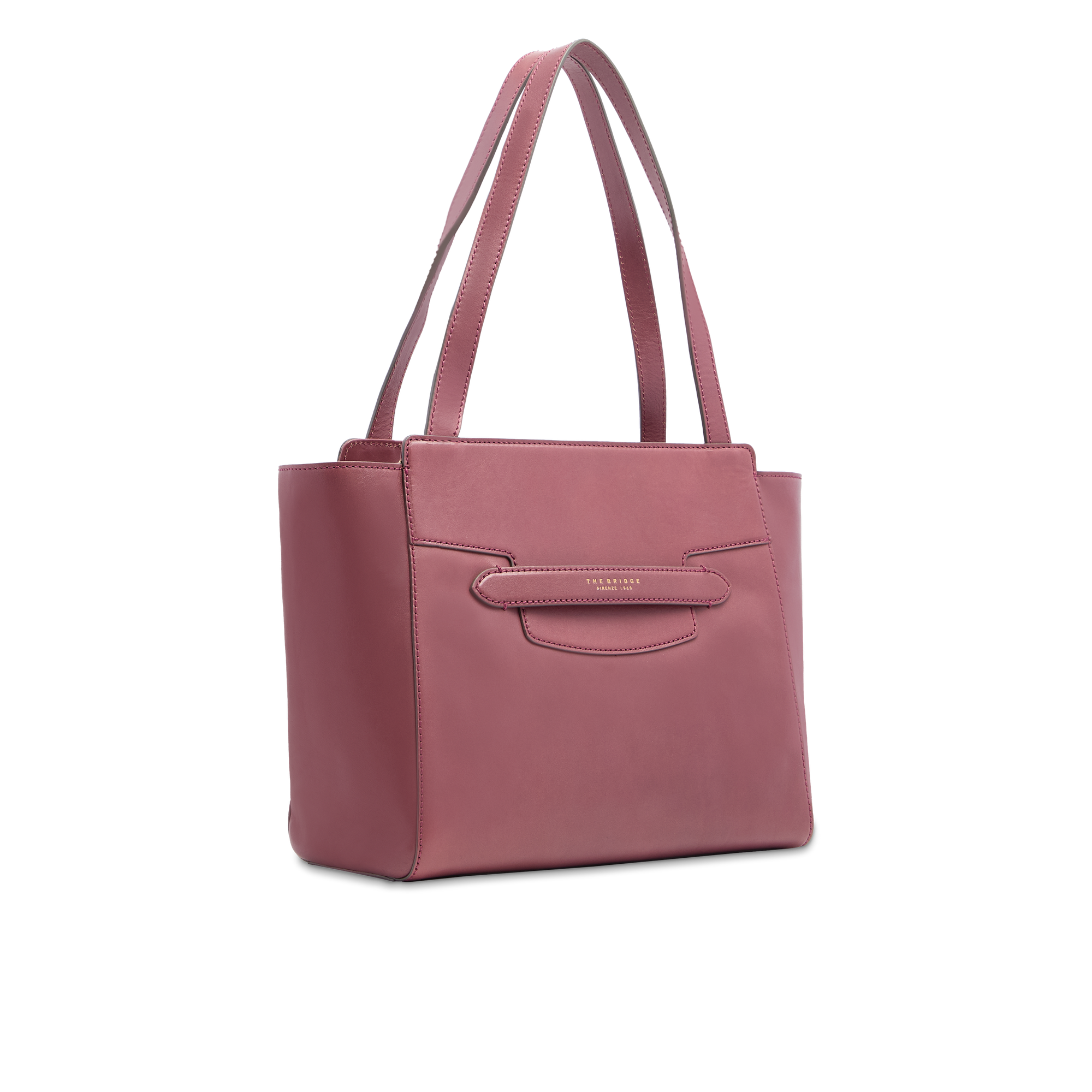 the-bridge-lucrezia-borsa-shopper-in-pelle-orchidea image 2