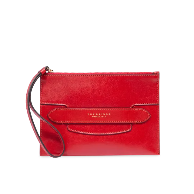 the-bridge-pochette-in-pelle-donna-flamenco-oro image 1