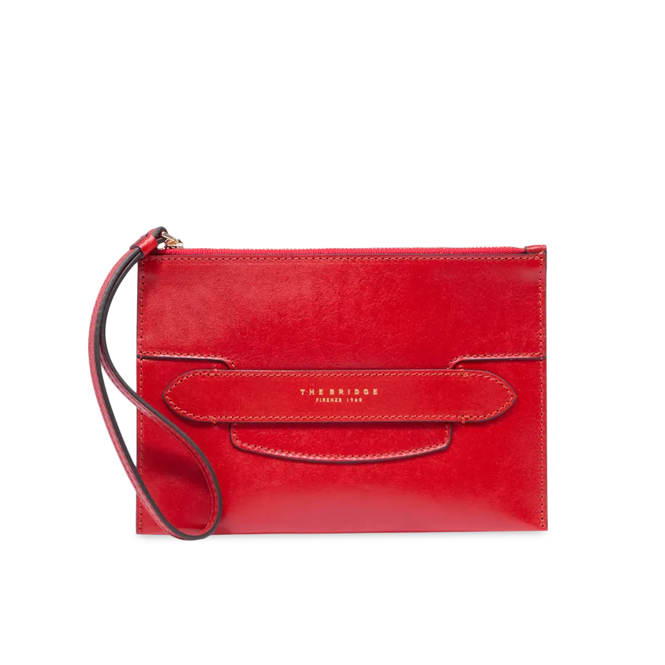 the-bridge-pochette-in-pelle-donna-flamenco-oro image 1
