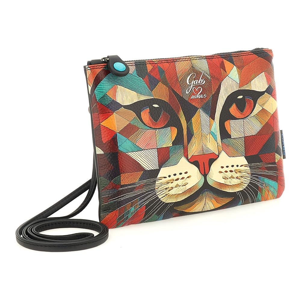 gabs-beyonce-m-pochette-tracolla-in-pelle-gatto-rosso image 5