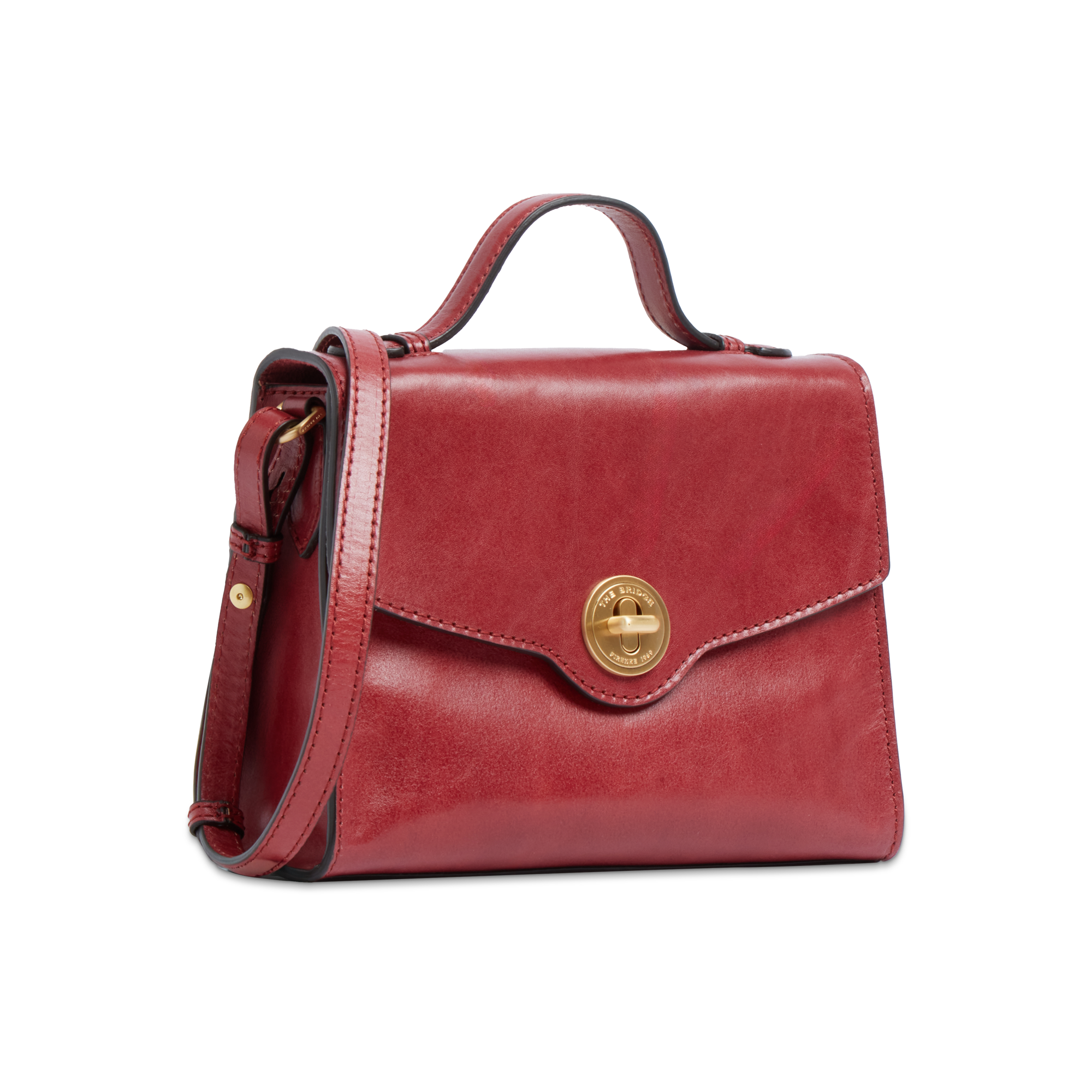 the-bridge-irene-borsa-donna-in-pelle-mattone-con-tracolla-removibile image 2