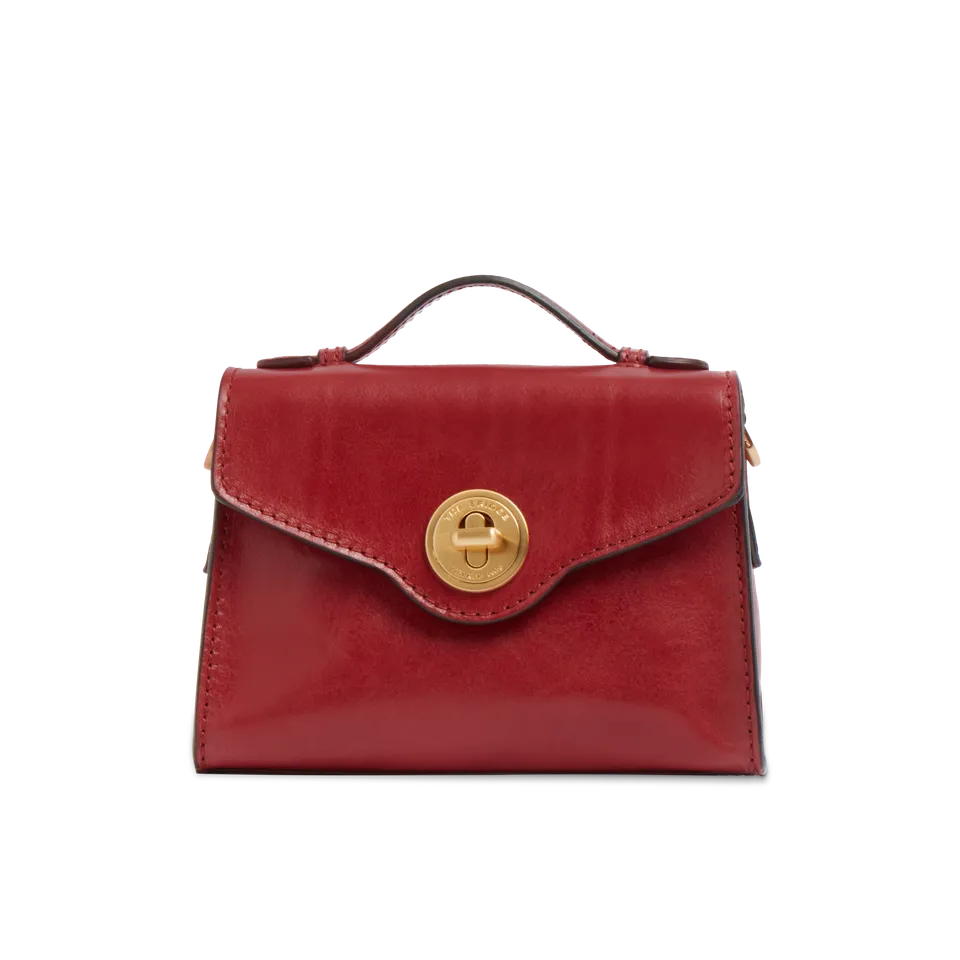 the-bridge-irene-borsa-in-pelle-donna-mattone-oro-con-tracolla-removibile image 1