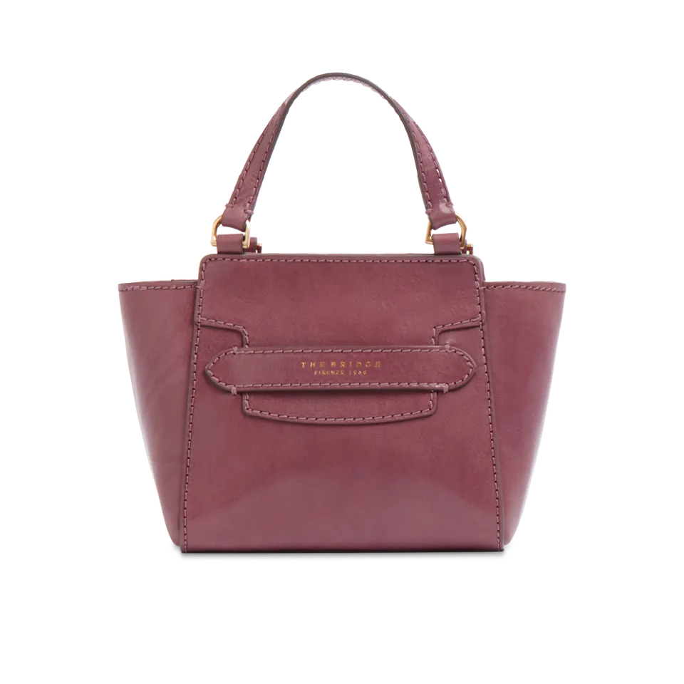 the-bridge-lucrezia-borsa-in-pelle-donna-orchidea-con-tracolla-removibile image 1