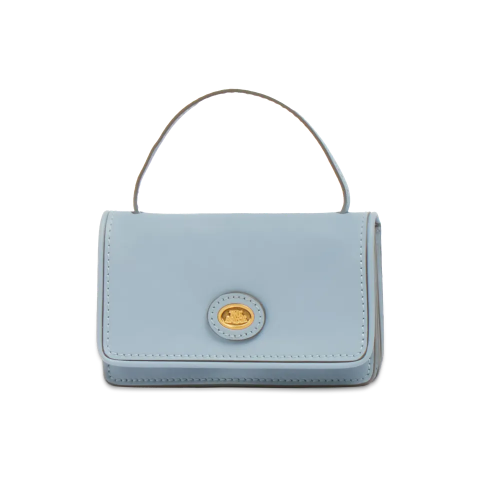 the-bridge-borsa-tracolla-mini-in-pelle-acqua-oro image 1