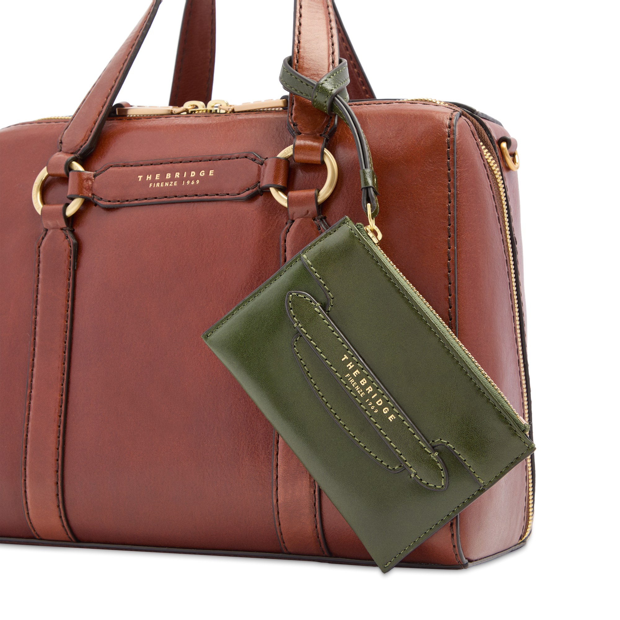 the-bridge-lucrezia-pochette-in-pelle-donna-verde-maggiorana image 4