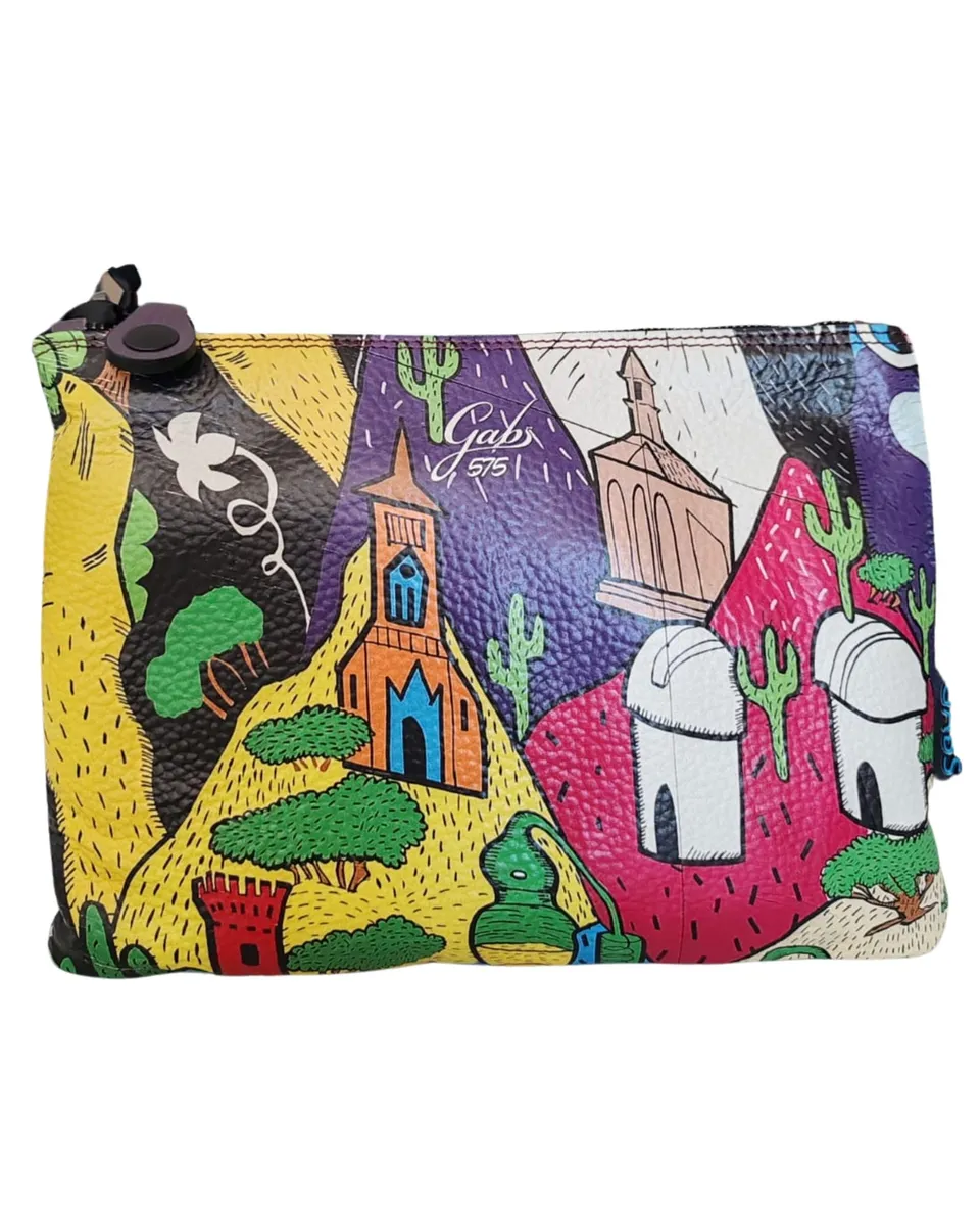 gabs-beyonce-m-trip-black-pochette-in-pelle-multicolor image 1