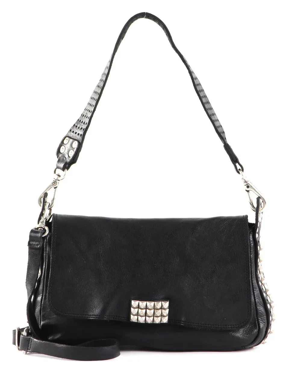 campomaggi-agnese-borsa-a-tracolla-in-pelle-nero image 1