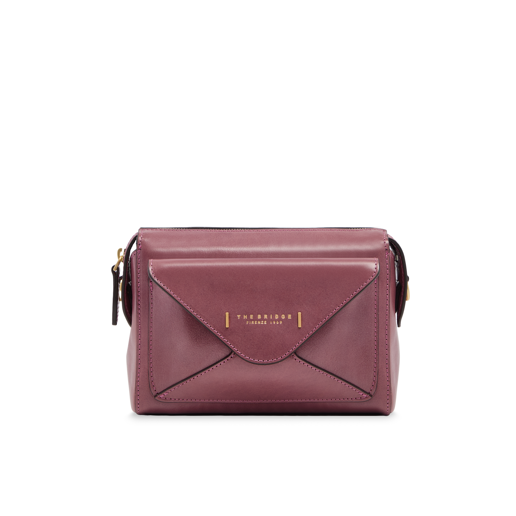 the-bridge-frida-borsa-tracolla-camera-case-in-pelle-orchidea-con-oro image 1