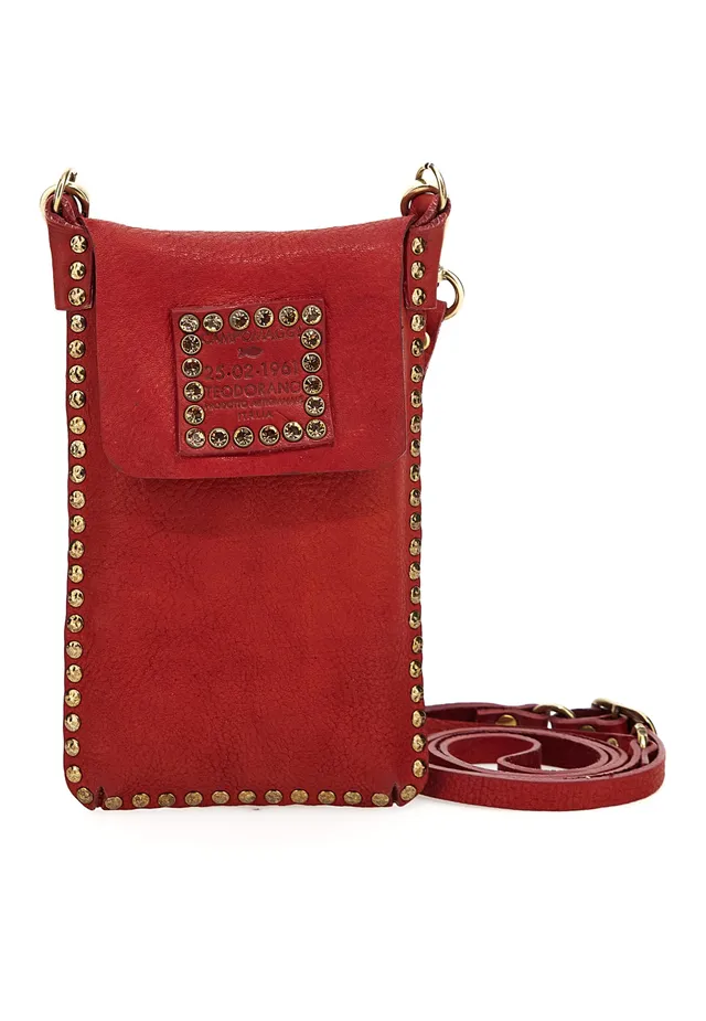 campomaggi-aurora-portacellulare-t-naro-mini-borsa-in-pelle-da-telefono image 1