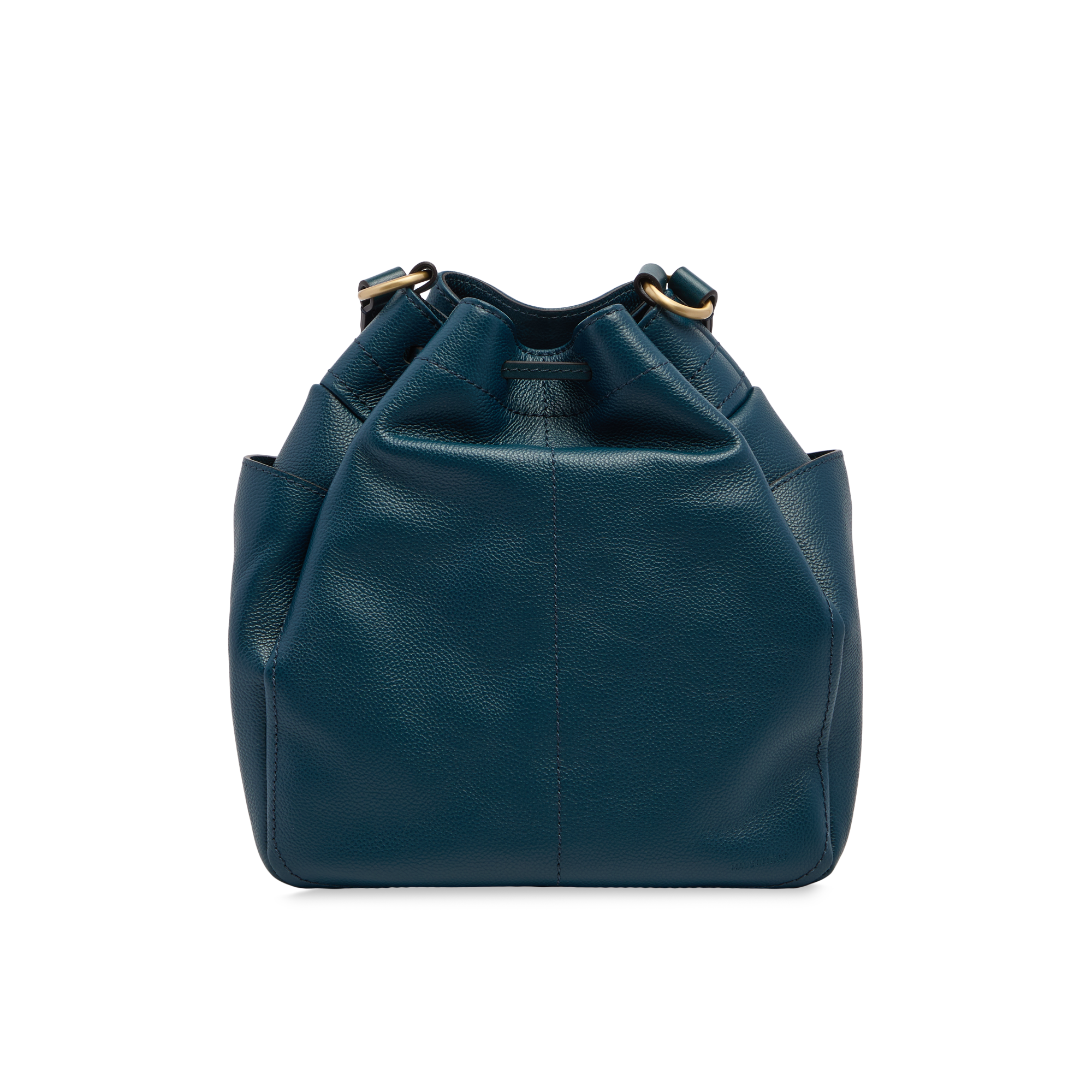the-bridge-letizia-borsa-secchiello-pelle-pavone-con-oro-donna image 3