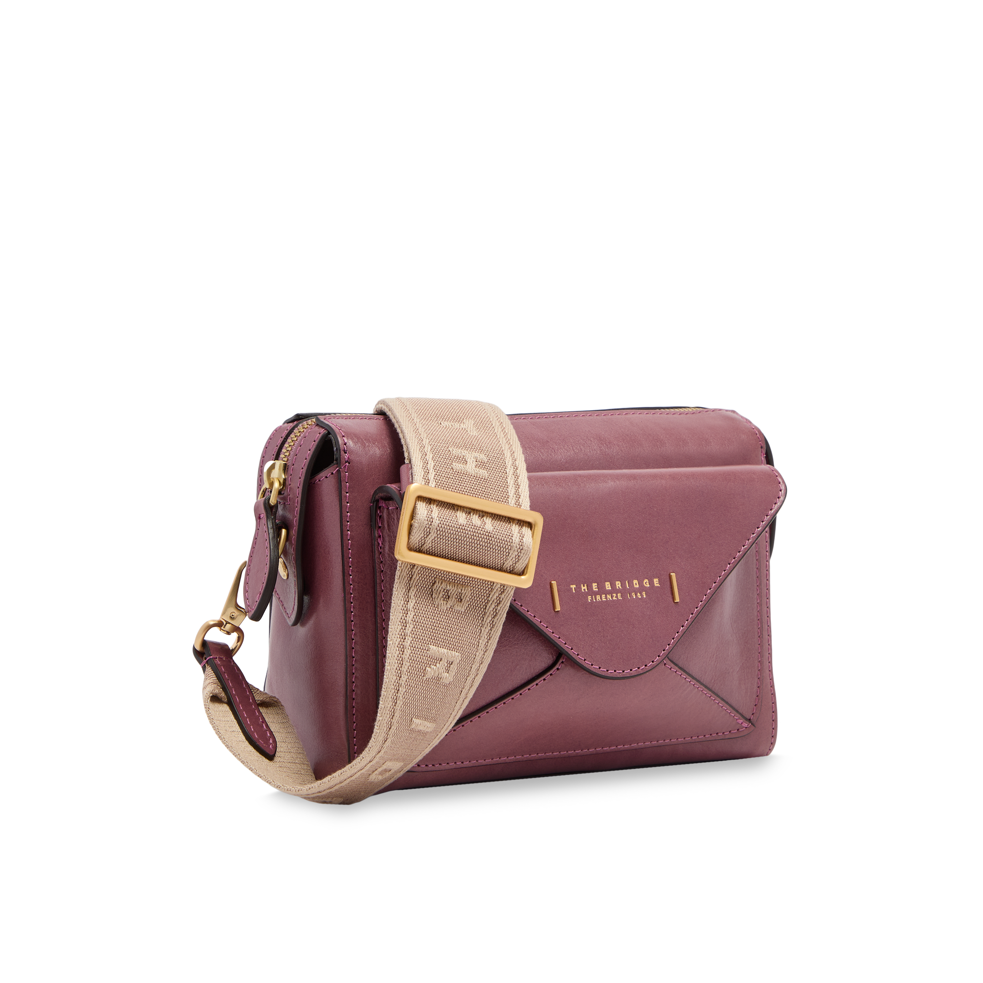 the-bridge-frida-borsa-tracolla-camera-case-in-pelle-orchidea-con-oro image 3