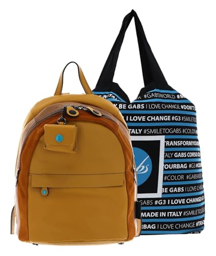 gabs-anja-hokusai-black-zaino-in-pelle-giallo-senape image 6