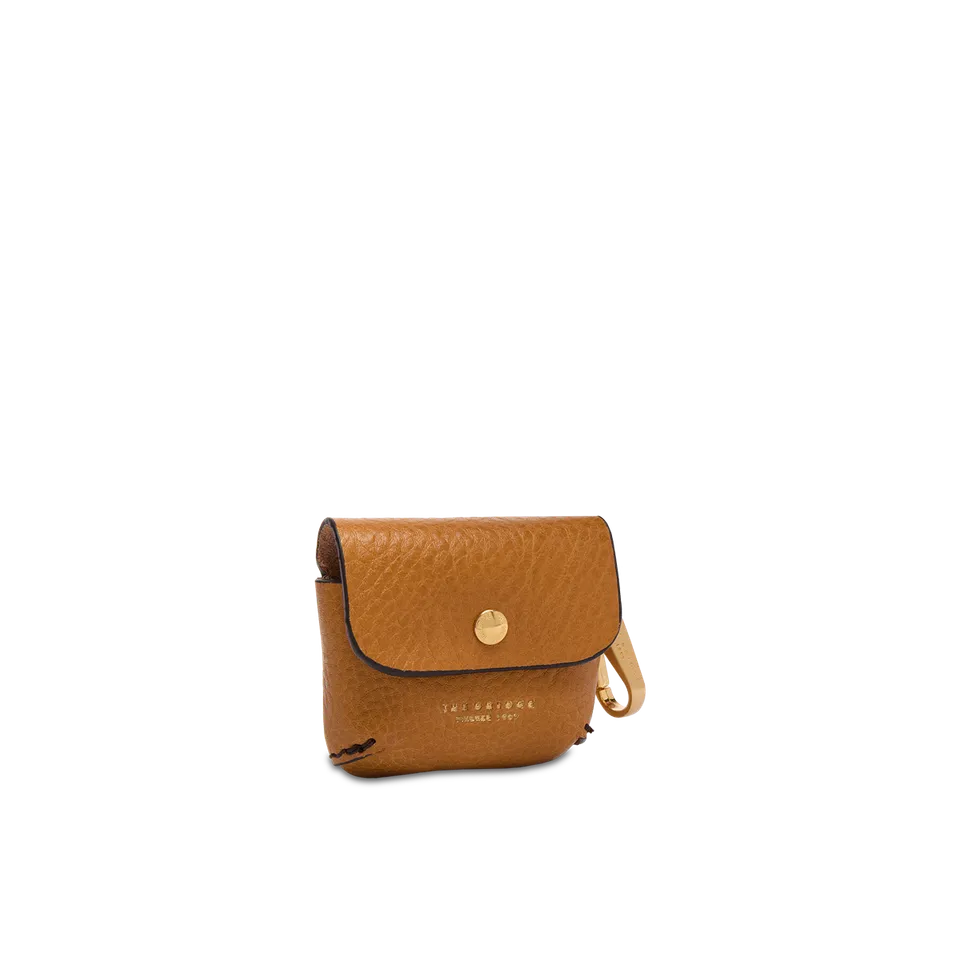 the-bridge-custodia-airpods-in-pelle-curry-oro-unisex image 1