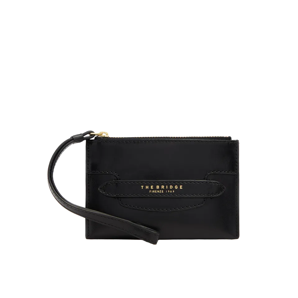 the-bridge-lucrezia-pochette-in-pelle-donna-nero-oro image 1