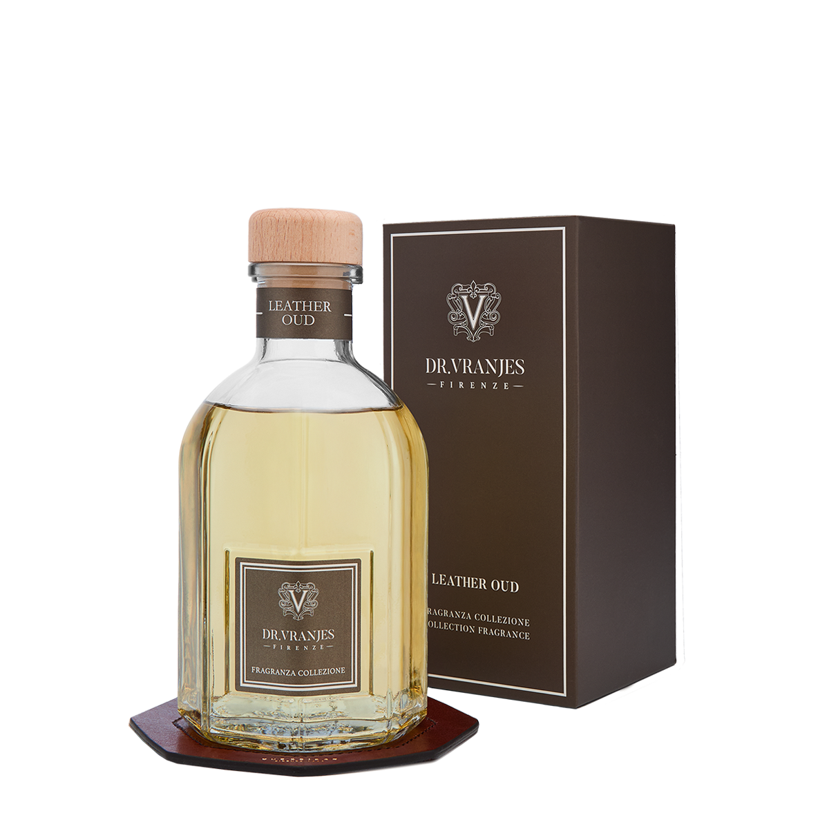 the-bridge-limited-edition-fragranza-ambiente-leather-oud-500-ml-con-disco-in-pe image 1