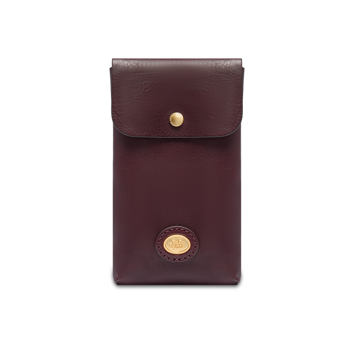 the-bridge-custodia-telefono-in-pelle-grana-mosto-unisex image 1